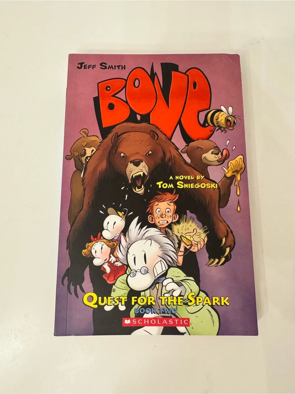 Bone: Quest For The Spark Adventure Books (Book 1, 2, and 3) Scholastic (3-pack)